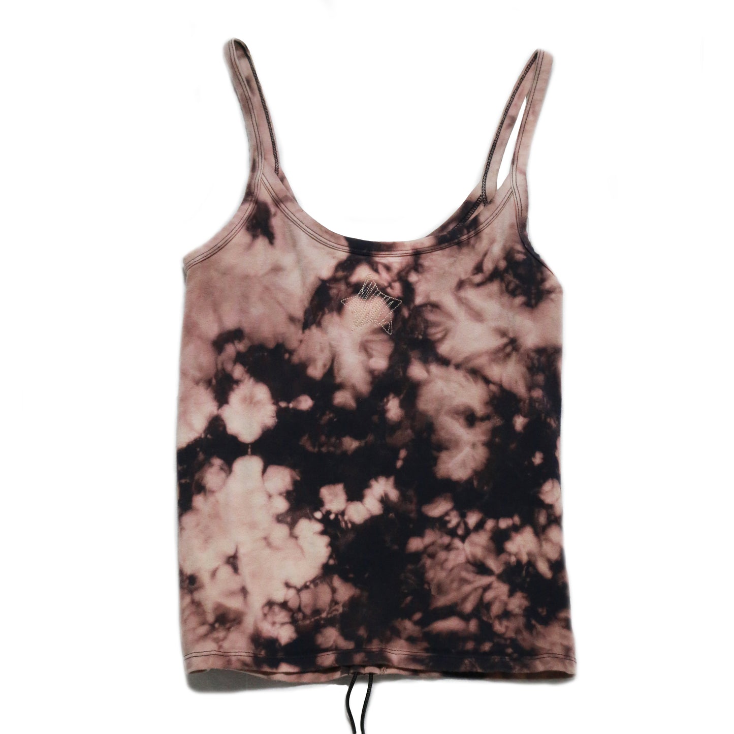 CLOUDS RUCHED TANK - COOL