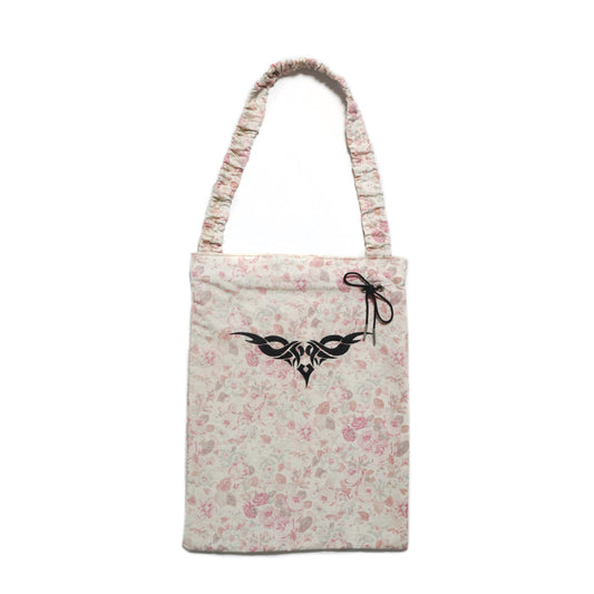 RUCHED TATTOO TOTE